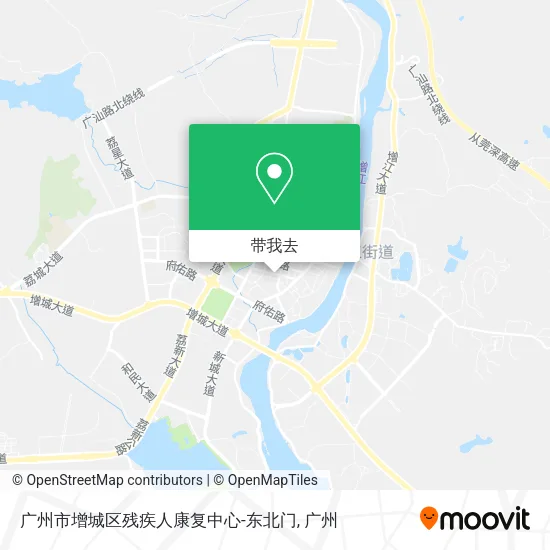 广州市增城区残疾人康复中心-东北门地图