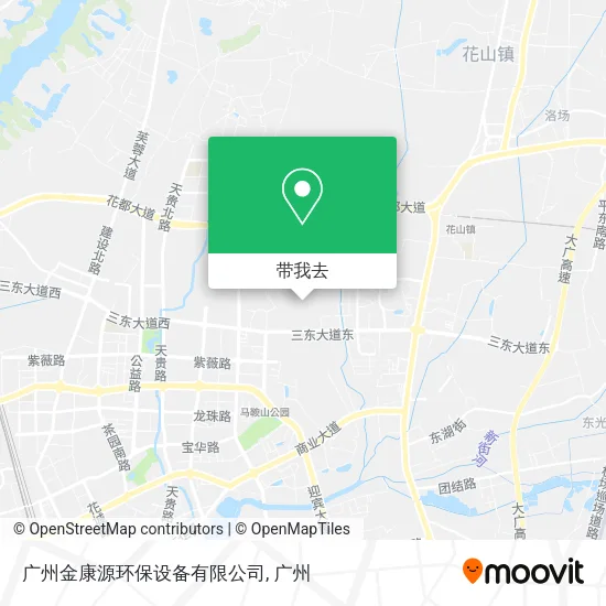 广州金康源环保设备有限公司地图