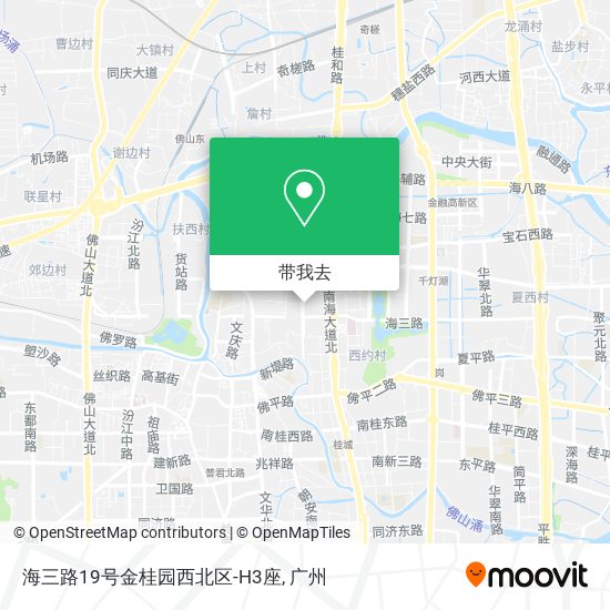 海三路19号金桂园西北区-H3座地图