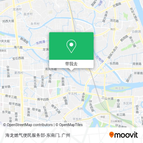 海龙燃气便民服务部-东南门地图