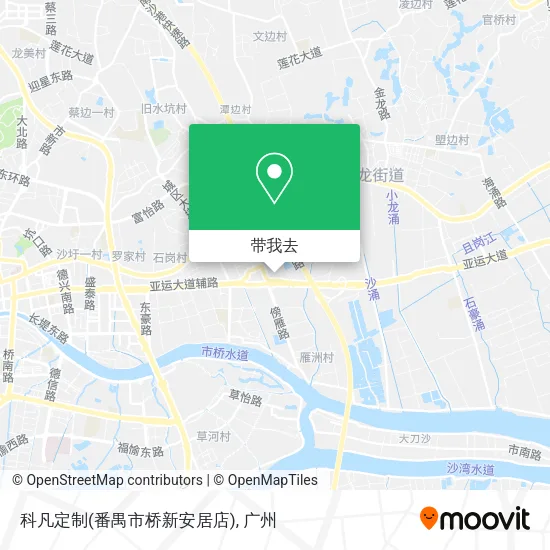 科凡定制(番禺市桥新安居店)地图