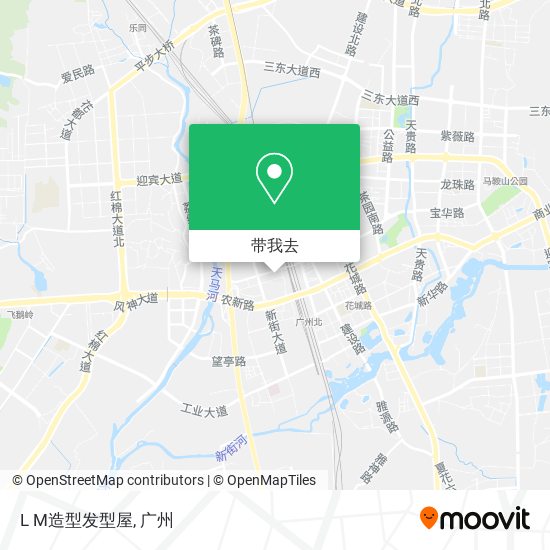 L M造型发型屋地图