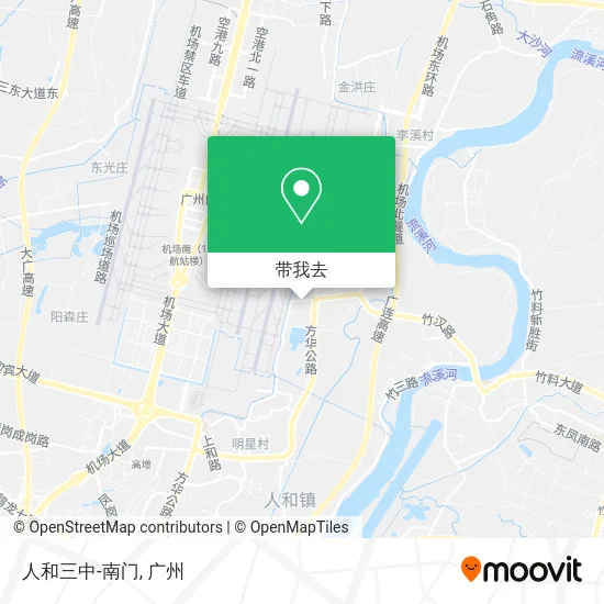 人和三中-南门地图