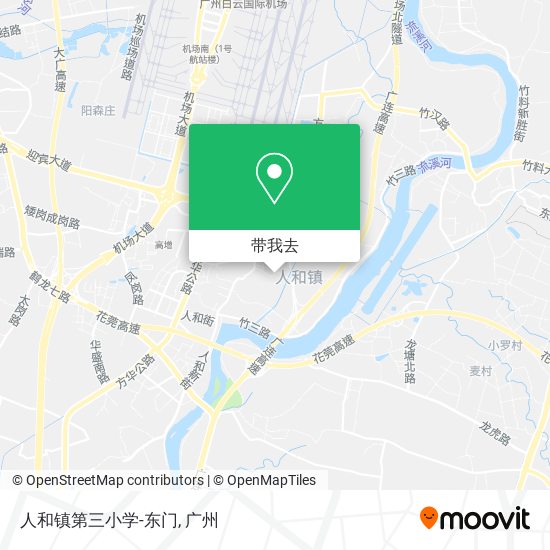 人和镇第三小学-东门地图