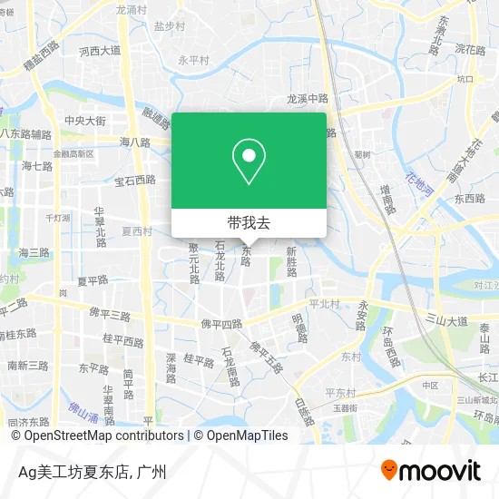 Ag美工坊夏东店地图