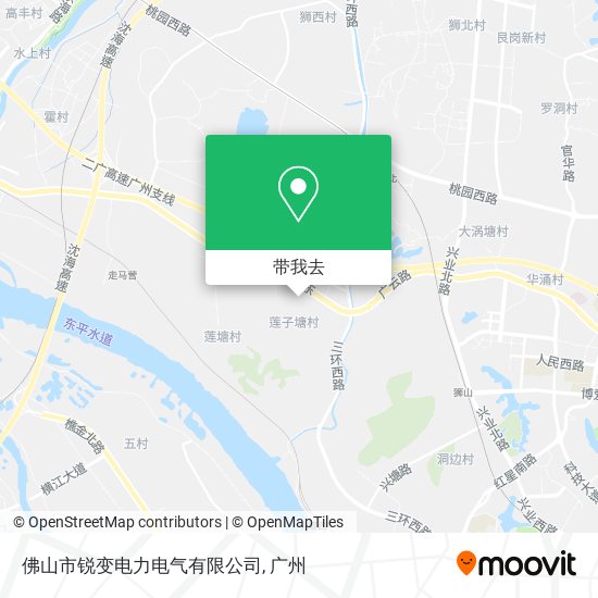 佛山市锐变电力电气有限公司地图