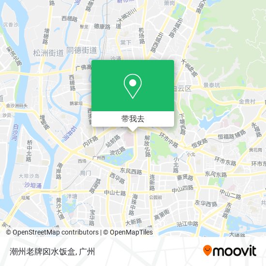 潮州老牌囟水饭盒地图