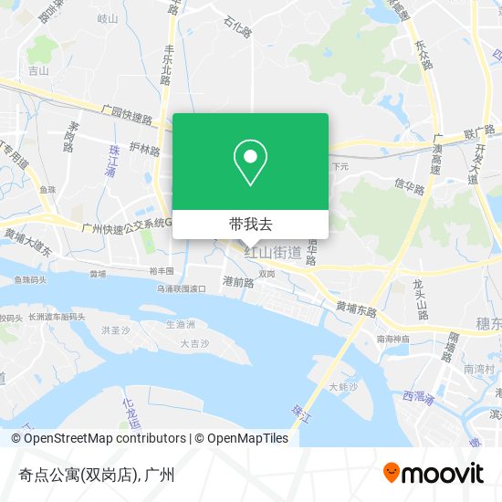 奇点公寓(双岗店)地图