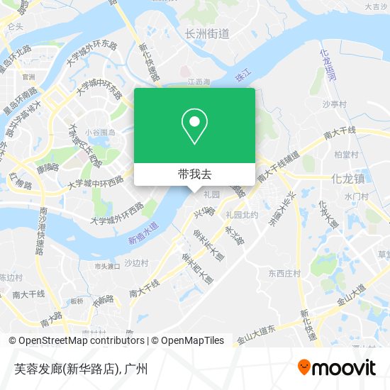 芙蓉发廊(新华路店)地图
