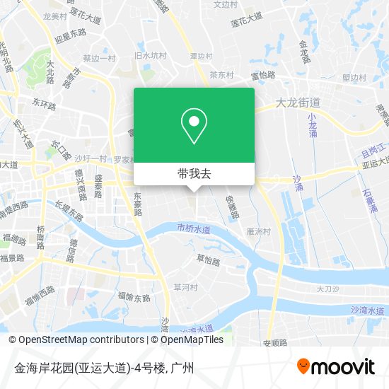 金海岸花园(亚运大道)-4号楼地图
