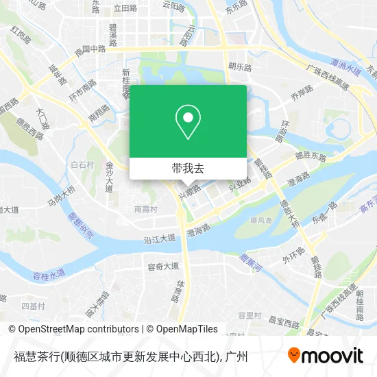 福慧茶行(顺德区城市更新发展中心西北)地图