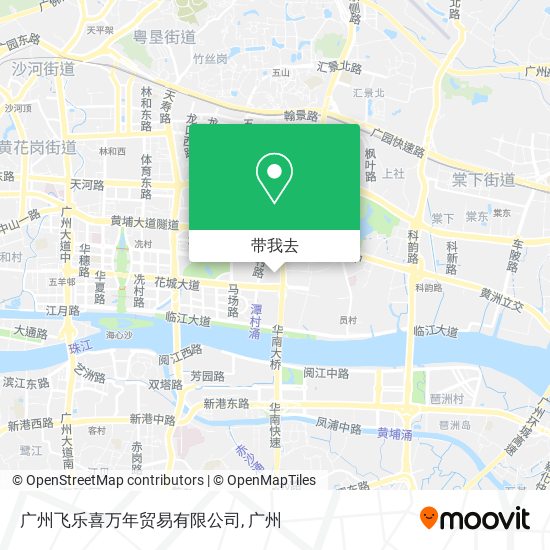 广州飞乐喜万年贸易有限公司地图