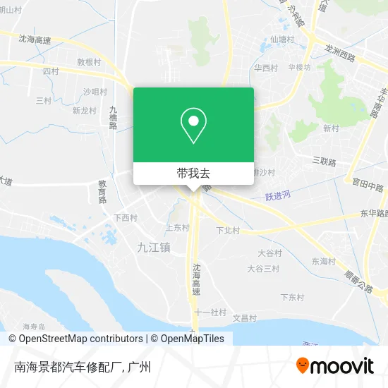 南海景都汽车修配厂地图
