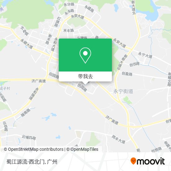 蜀江源流-西北门地图