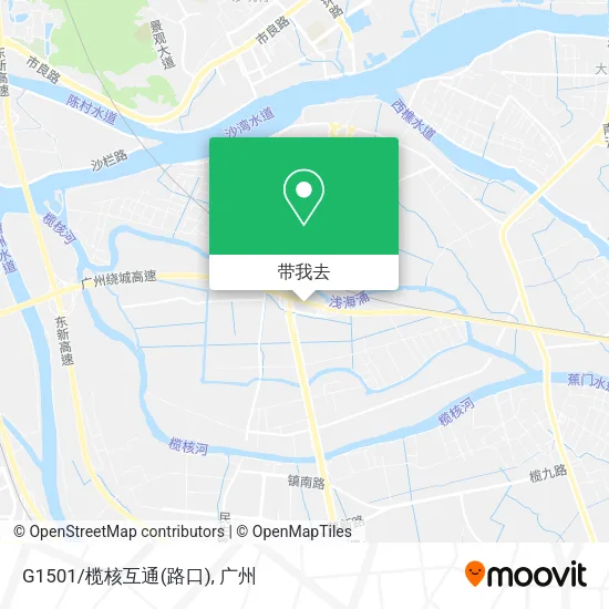 G1501/榄核互通(路口)地图