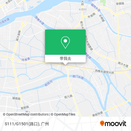 S111/G1501(路口)地图