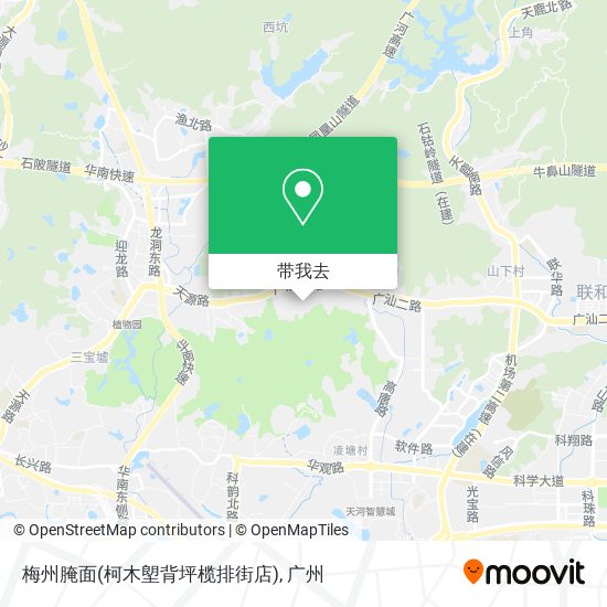 梅州腌面(柯木塱背坪榄排街店)地图