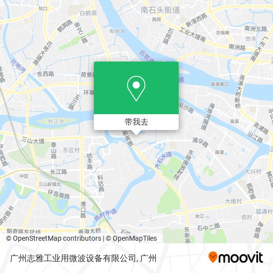 广州志雅工业用微波设备有限公司地图