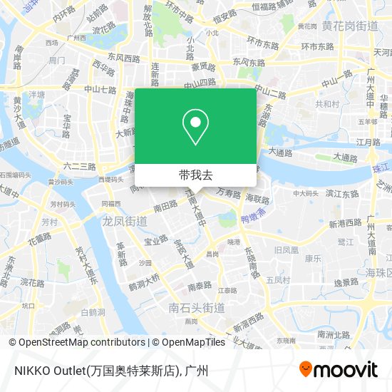 NIKKO Outlet(万国奥特莱斯店)地图