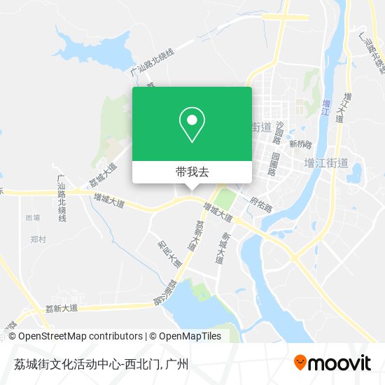 荔城街文化活动中心-西北门地图