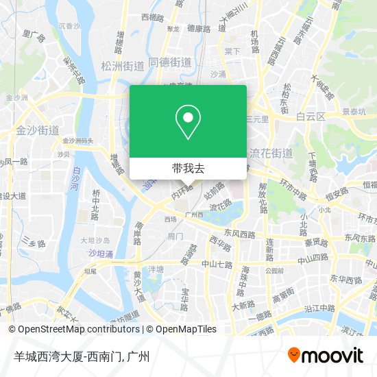 羊城西湾大厦-西南门地图