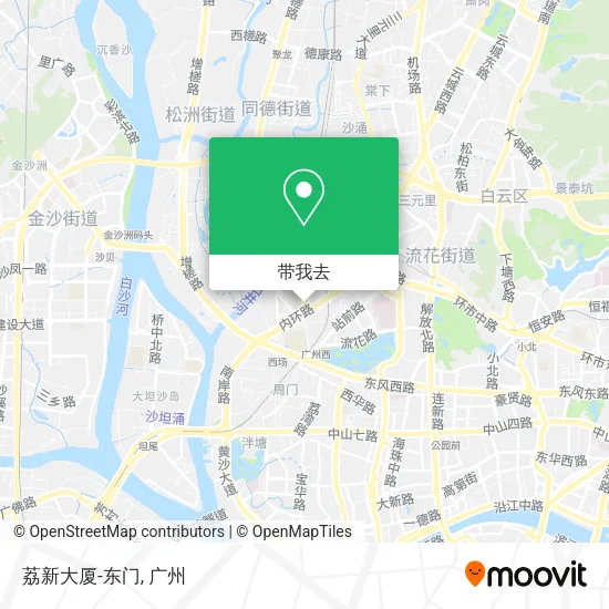 荔新大厦-东门地图