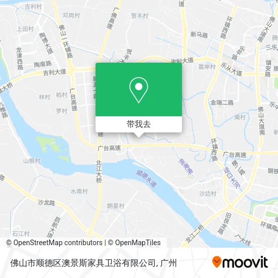 佛山市顺德区澳景斯家具卫浴有限公司地图