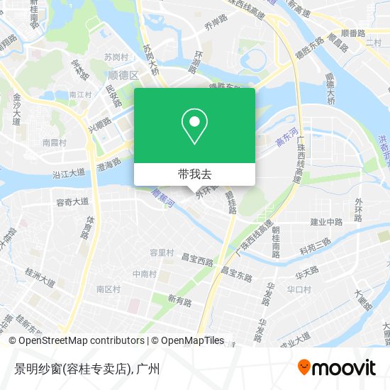 景明纱窗(容桂专卖店)地图
