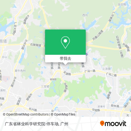 广东省林业科学研究院-停车场地图