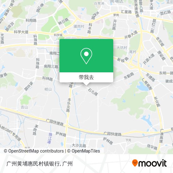 广州黄埔惠民村镇银行地图