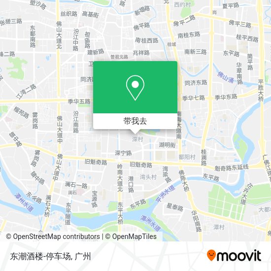 东潮酒楼-停车场地图