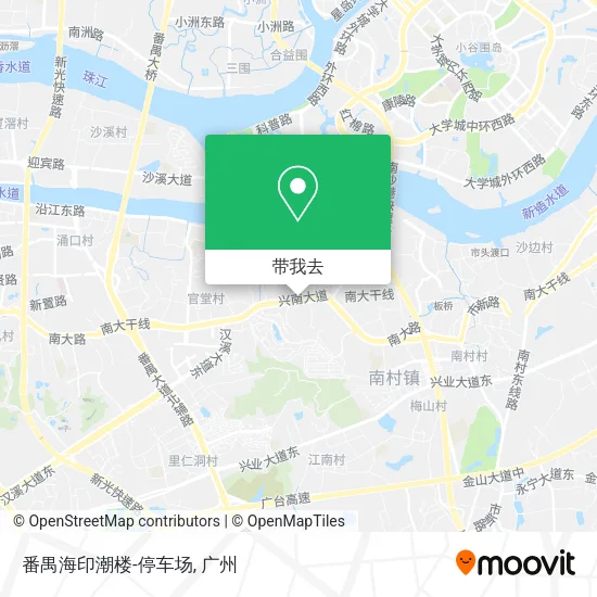 番禺海印潮楼-停车场地图