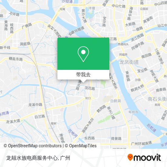 龙颠水族电商服务中心地图