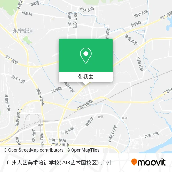 广州人艺美术培训学校(798艺术园校区)地图