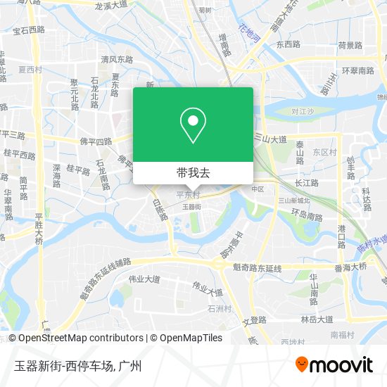 玉器新街-西停车场地图