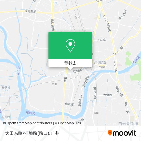 大田东路/江城路(路口)地图
