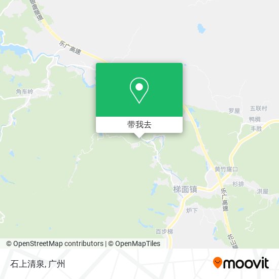 石上清泉地图