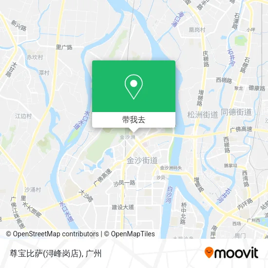 尊宝比萨(浔峰岗店)地图