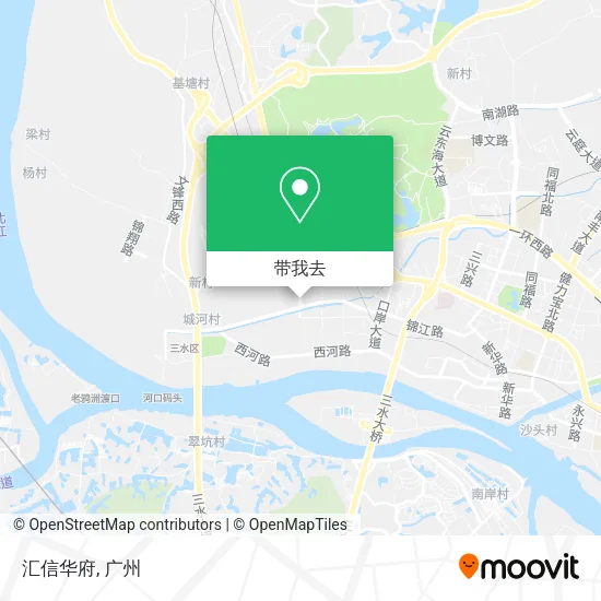 汇信华府地图