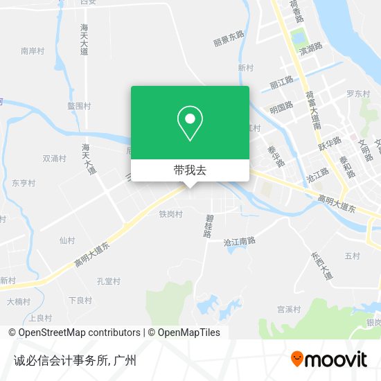 诚必信会计事务所地图