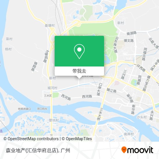 森业地产(汇信华府总店)地图