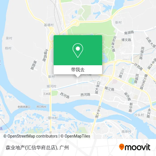 森业地产(汇信华府总店)地图