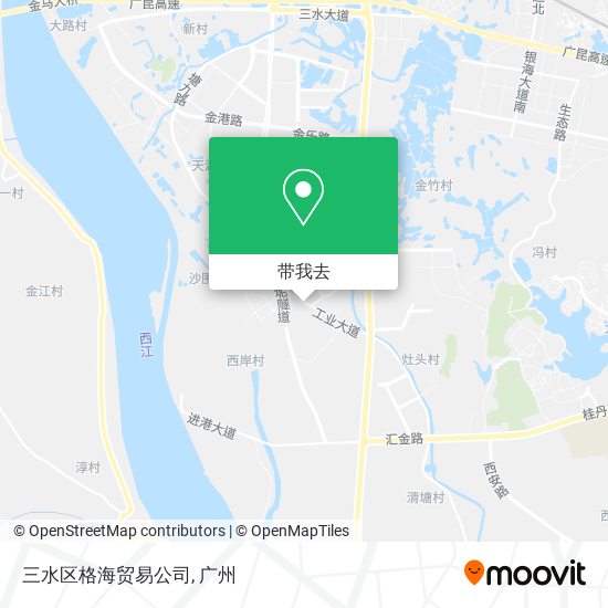 三水区格海贸易公司地图