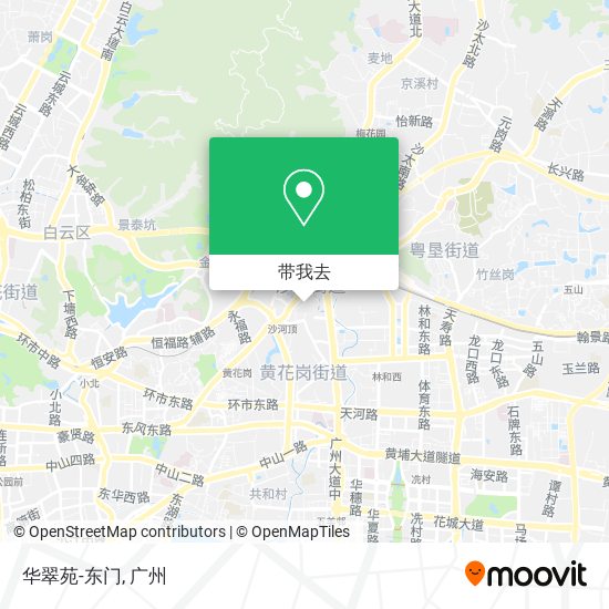 华翠苑-东门地图