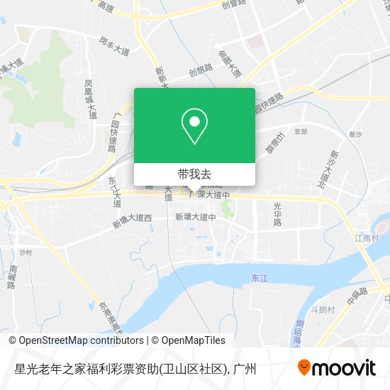 星光老年之家福利彩票资助(卫山区社区)地图