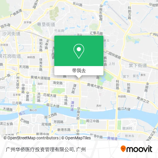 广州华侨医疗投资管理有限公司地图