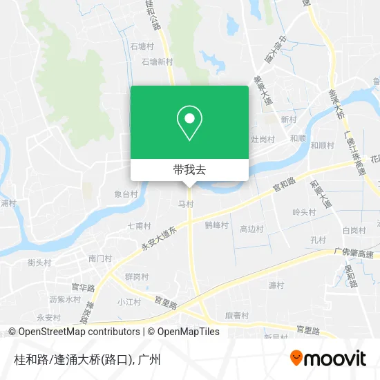 桂和路/逢涌大桥(路口)地图