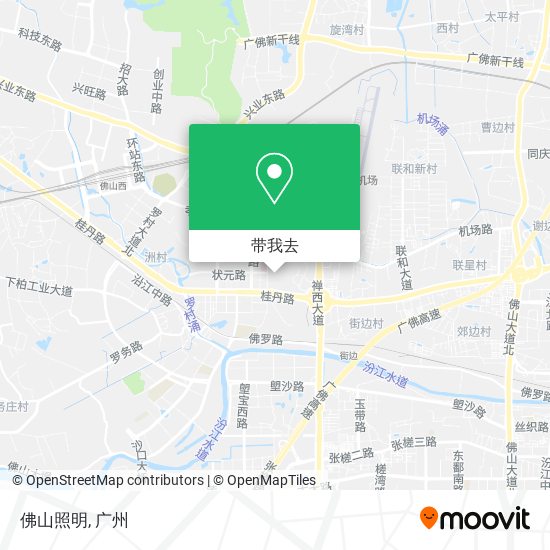 佛山照明地图