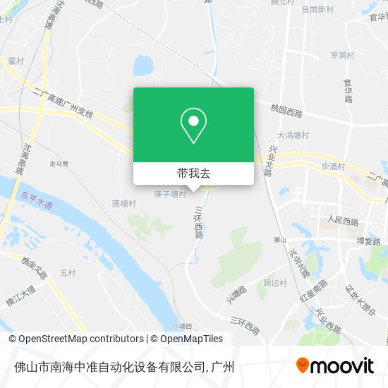 佛山市南海中准自动化设备有限公司地图