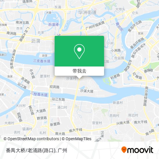 番禺大桥/老涌路(路口)地图